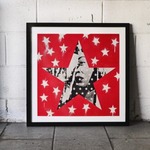 stessa-Black-Star-red-fineart-print