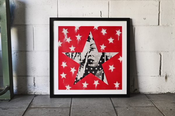 stessa-Black-Star-red-fineart-print